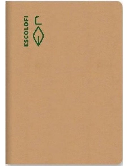 LIBRETA GRAPADA 8º GREEN POCKET 90X140MM 50 HOJAS 80G